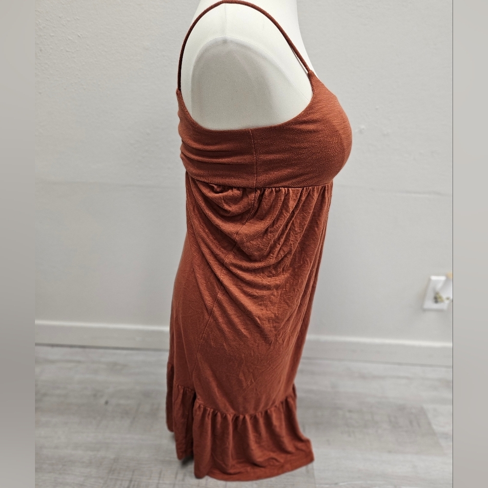 MADEWELL Rusty Red Dress Medium - Picture 3 of 7